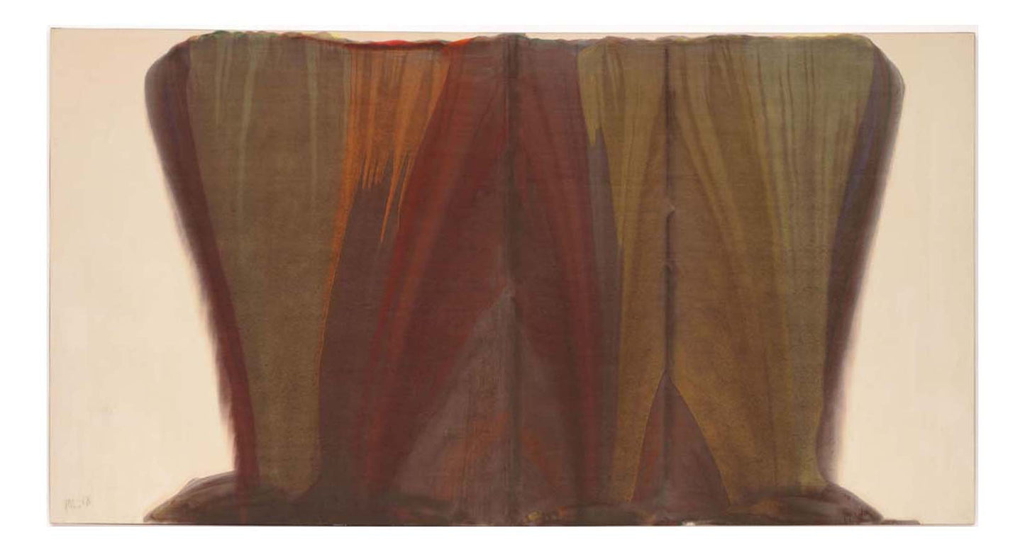 Morris Louis - Russet, 16x12" (A3) Poster Print