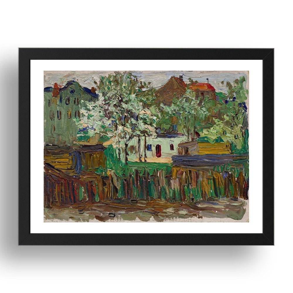 MUNICH by Wassily Kandinsky, 17x13" Frame