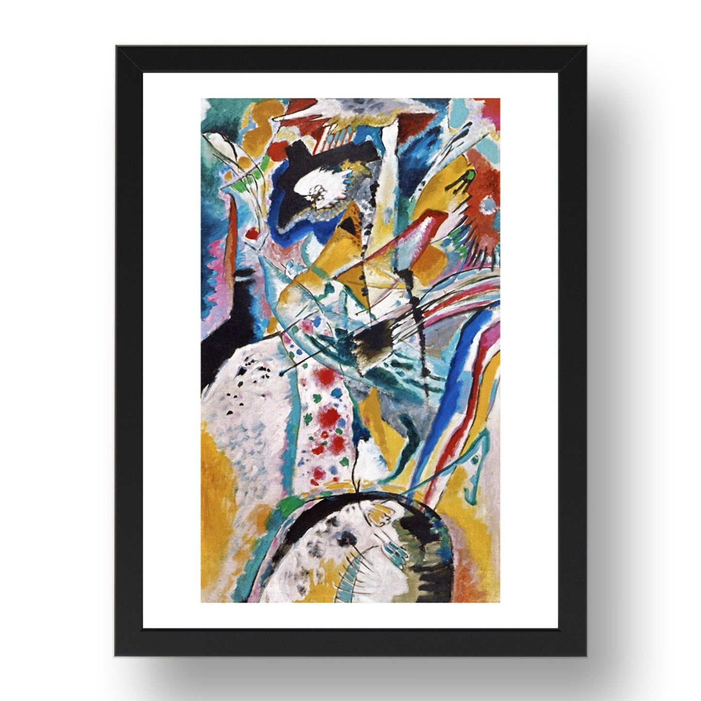 Mural for Edwin R. Campbell (Summer) 1914 by Wassily Kandinsky, 17x13" Frame