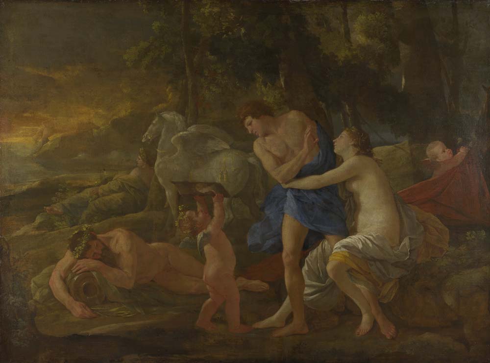 cephalus and aurora by Nicolas Poussin, 12x8" (A4) Poster