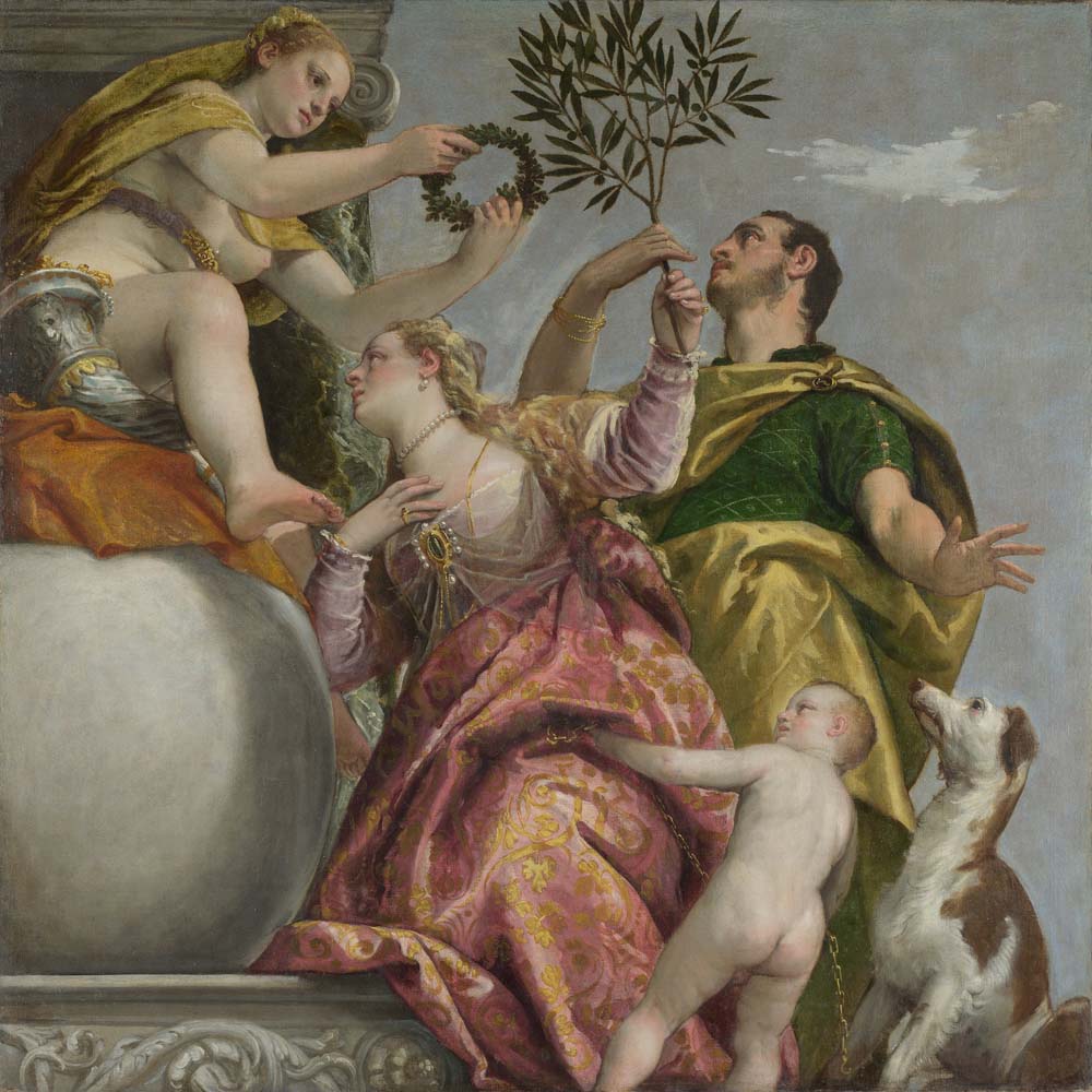 happy union by Paolo Veronese, ca.1575, 12x8" (A4) Poster