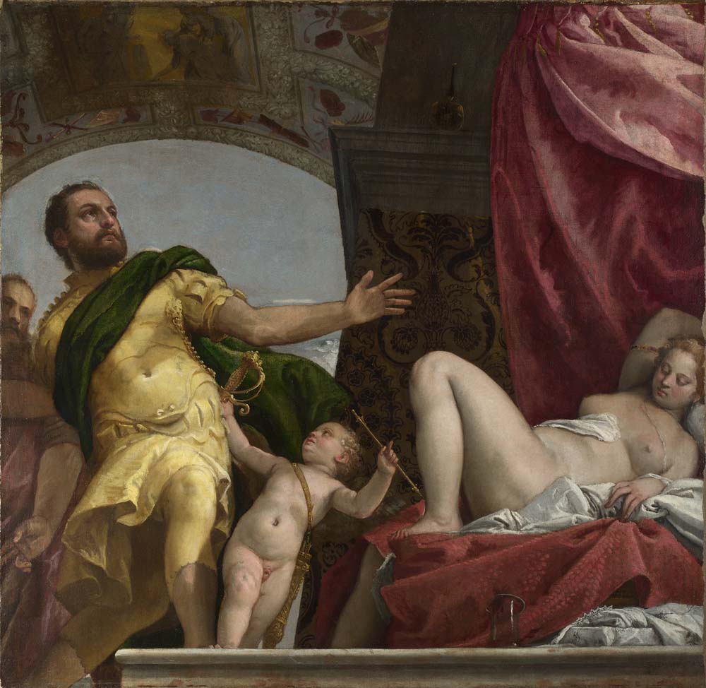 respect by Paolo Veronese, ca.1575, 12x8" (A4) Poster
