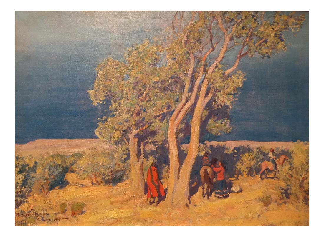 navajo riders by Maynard Dixon, Classic American Western Art, 16x12" (A3) Poster Print