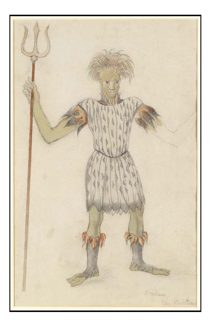 Neptune by Eric Ravilious, A4 size (8.27 × 11.69 inches) Poster