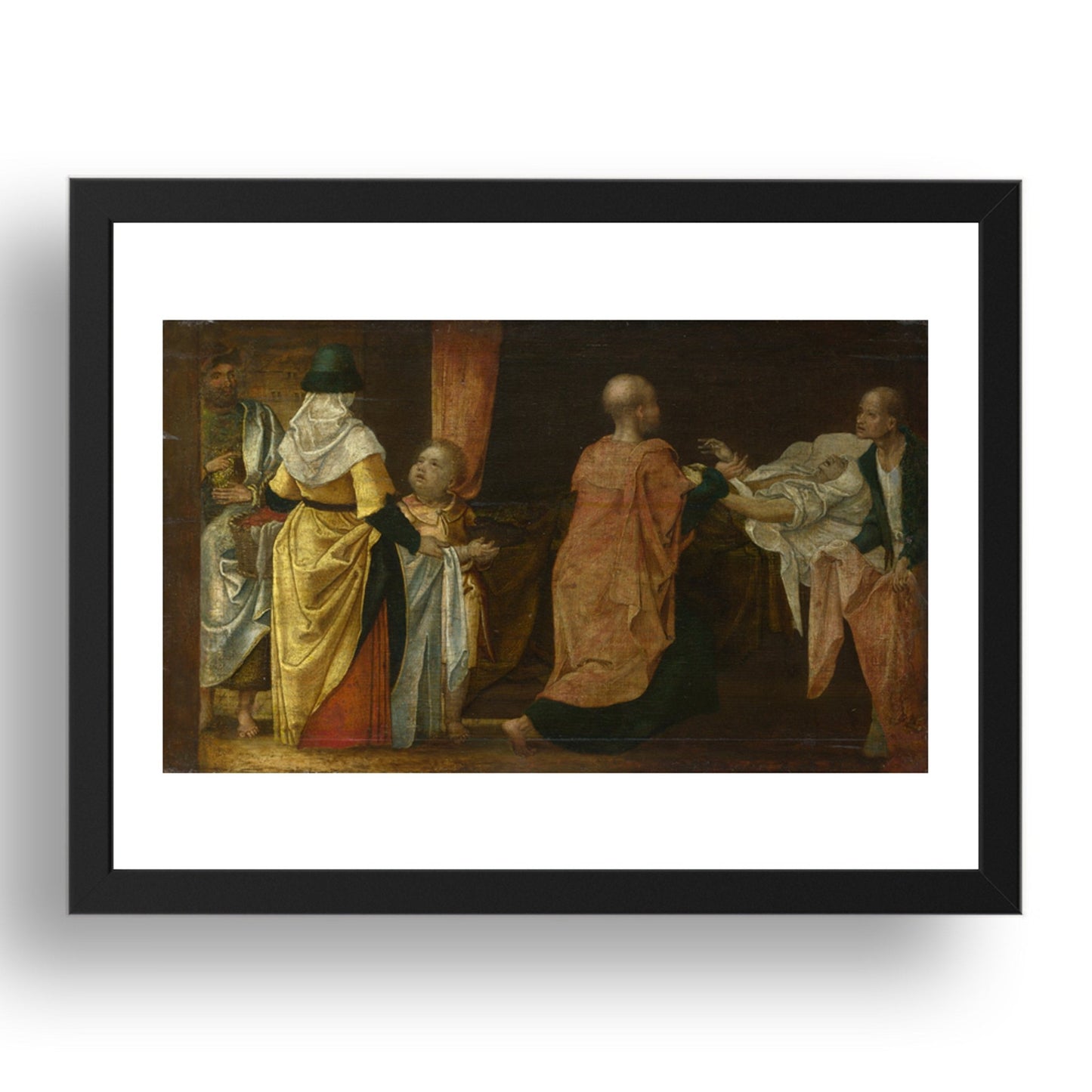 Netherlandish: Acts of Charity, Poster in 17x13"(A3) Frame