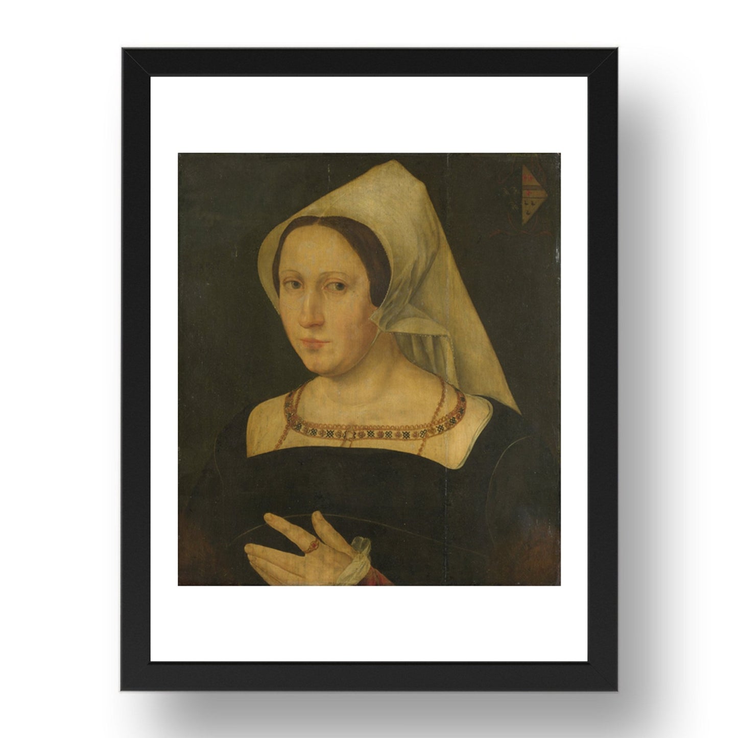 Netherlandish: Anna van Spangen, Wife of Adriaen van der Goes, Poster in 17x13"(A3) Frame