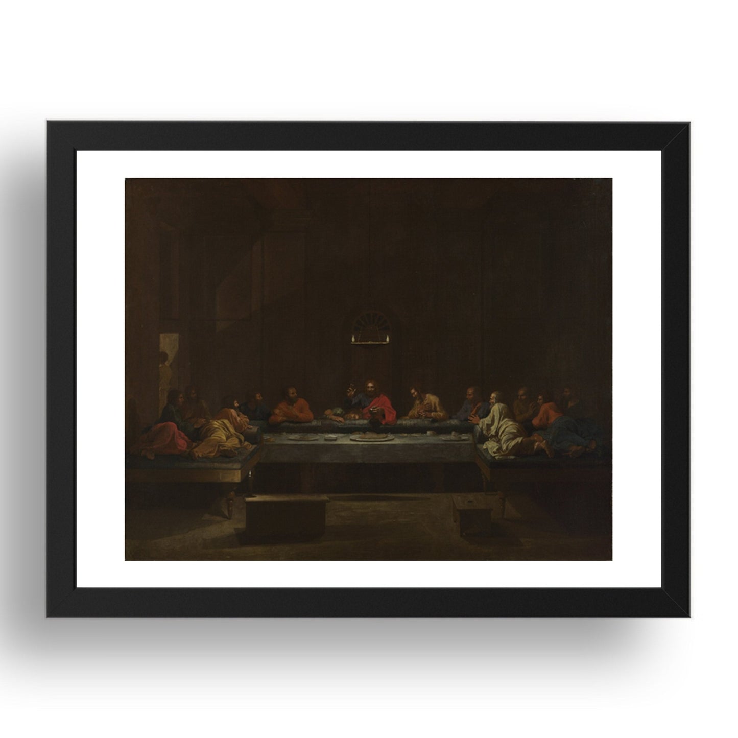 Nicolas Poussin: Eucharist, Poster in 17x13"(A3) Frame