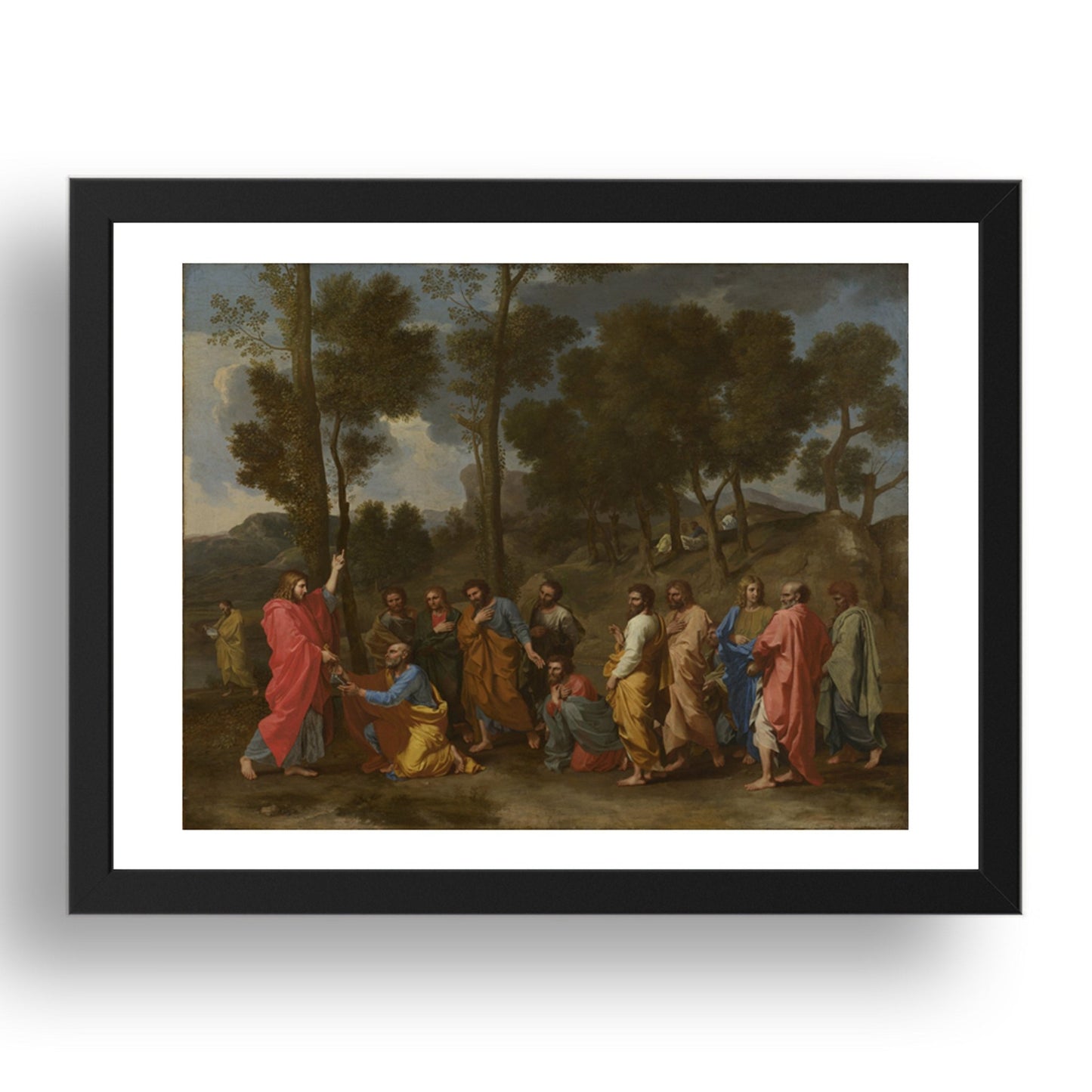 Nicolas Poussin: Ordination, Poster in 17x13"(A3) Frame