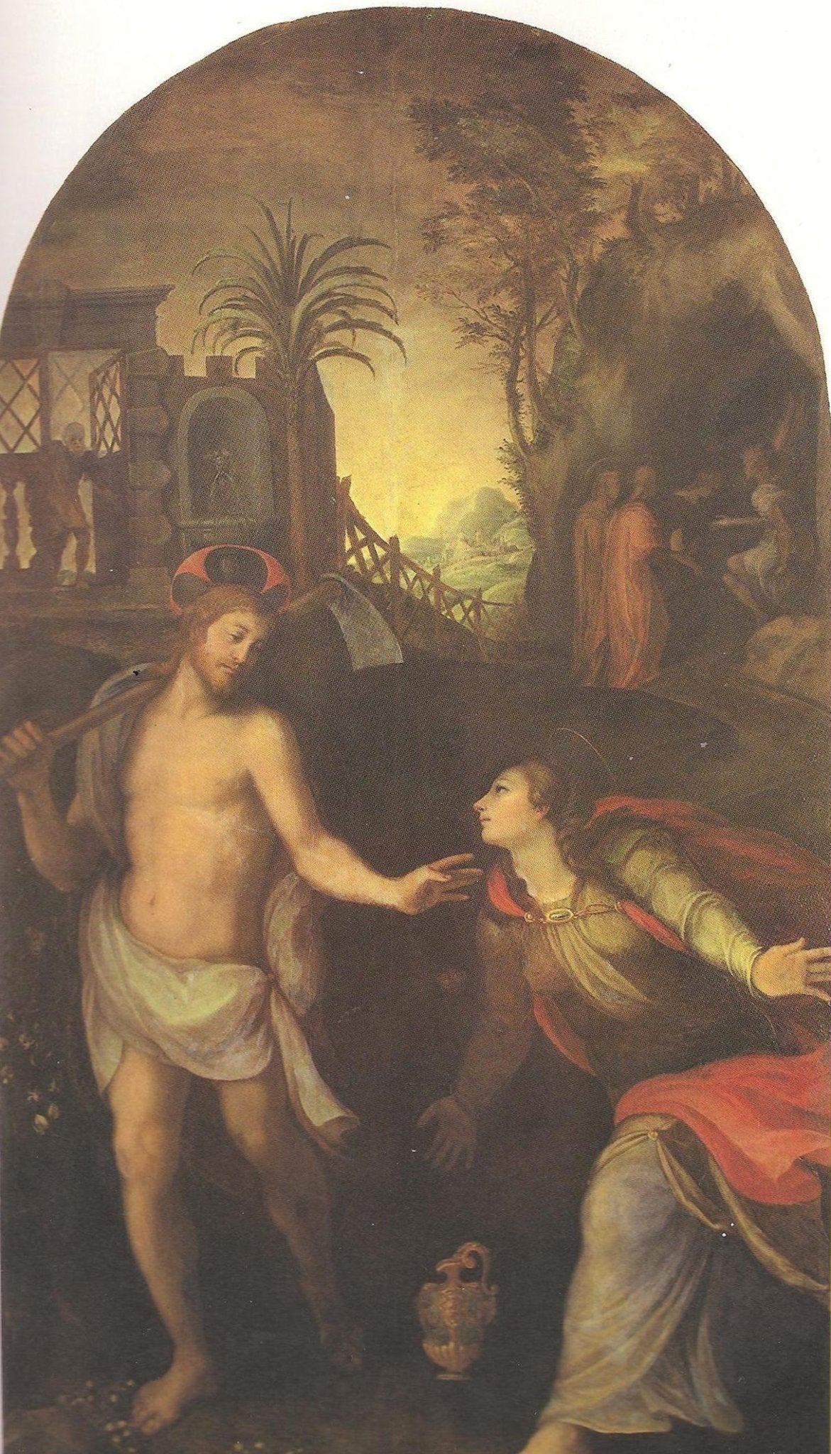 Noli mi tangere, vintage artwork by Lodovico Cardi, 12x8" (A4) Poster