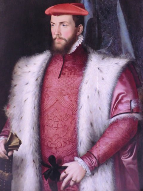 Odet de Coligny, Cardinal of Chatillon, vintage artwork by Attributed to Franҫois Clouet, A3 (16x12") Poster Print