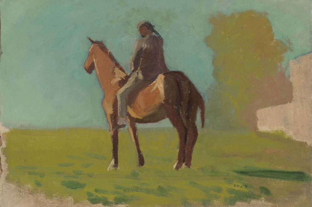 Odilon Redon - Apache, vintage art, modern poster print