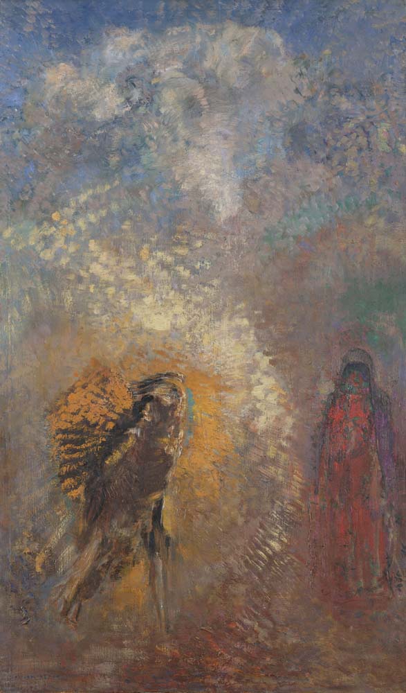 Odilon Redon - Apparition, vintage art, modern poster print