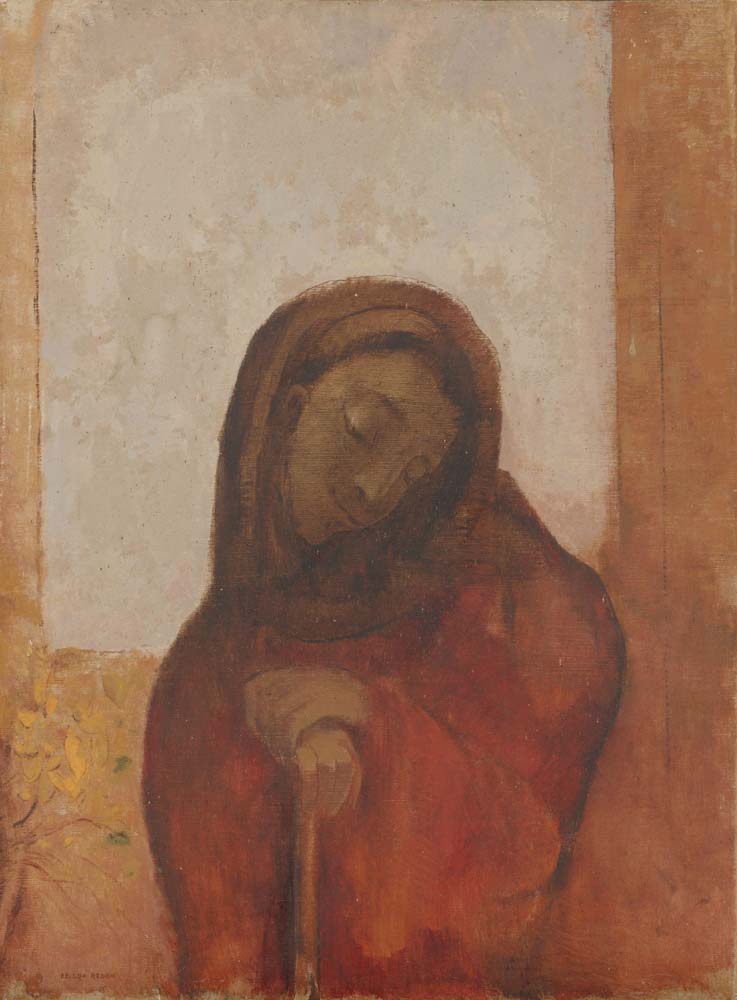 Odilon Redon - Despair, vintage art, modern poster print