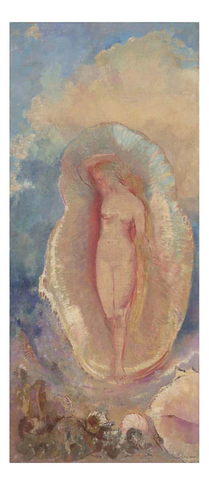 Odilon Redon - The Birth of Venus, 16x12" (A3) Poster Print