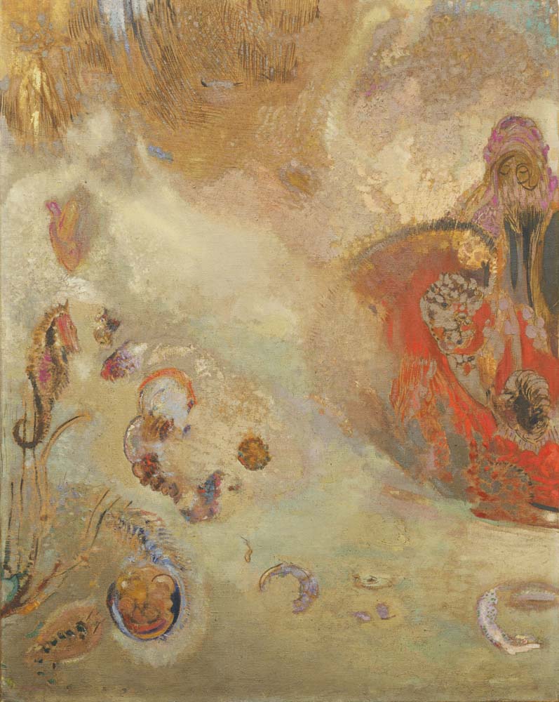 Odilon Redon - Underwater Vision, vintage art, modern poster print