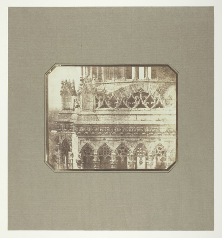 One of the Towers of Orleans Cathedral, as Seen from the Opposite Tower by William Henry Fox Talbot,23x16"( A2 size ) Poster Print