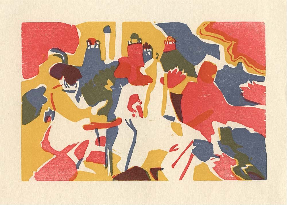 Orientallsches - Wassily Kandinsky -1938 by Wassily Kandinsky, 23x16"( A2 size ) Poster Print