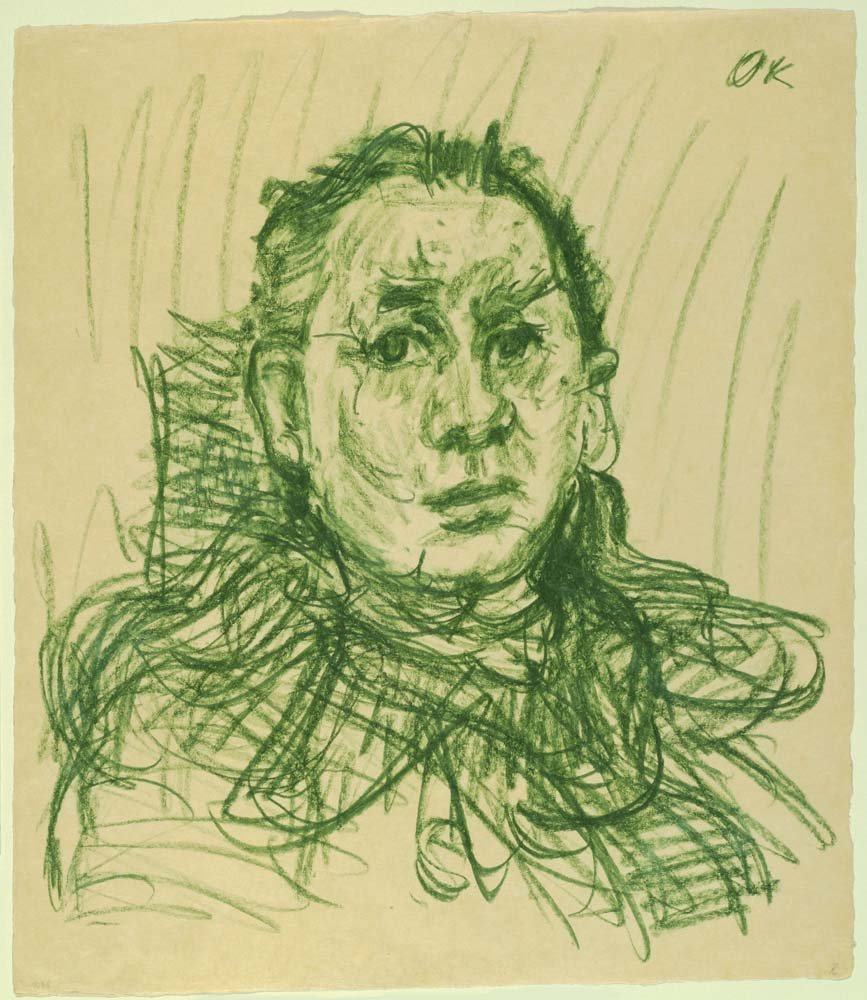 Oskar Kokoschka - Hugo Erfurth, vintage art, A3 (16x12") Poster Print