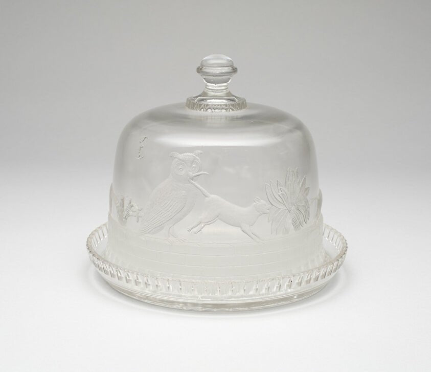 Owl and Pussycat covered tray by Artist unknown,23x16"( A2 size ) Poster Print