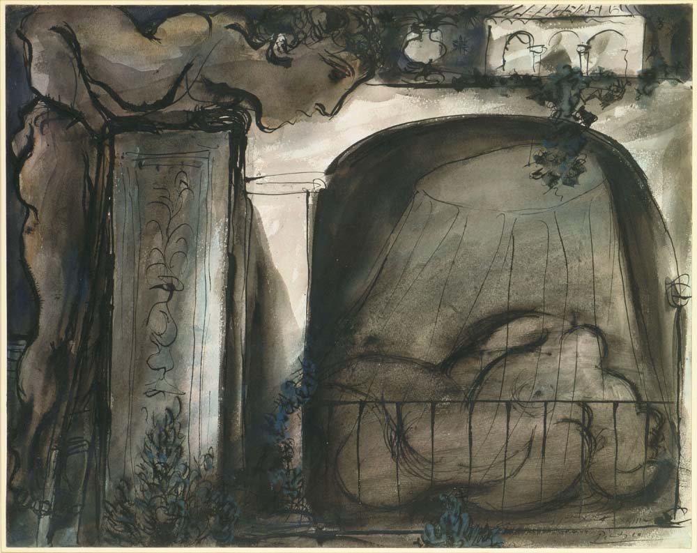 Pablo Picasso - The Balcony, vintage art, A3 (16x12") Poster Print