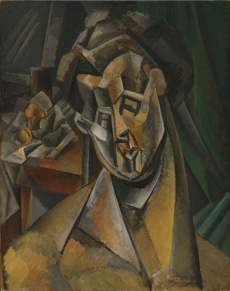 Pablo Picasso - Woman with Pears, vintage art, modern poster print
