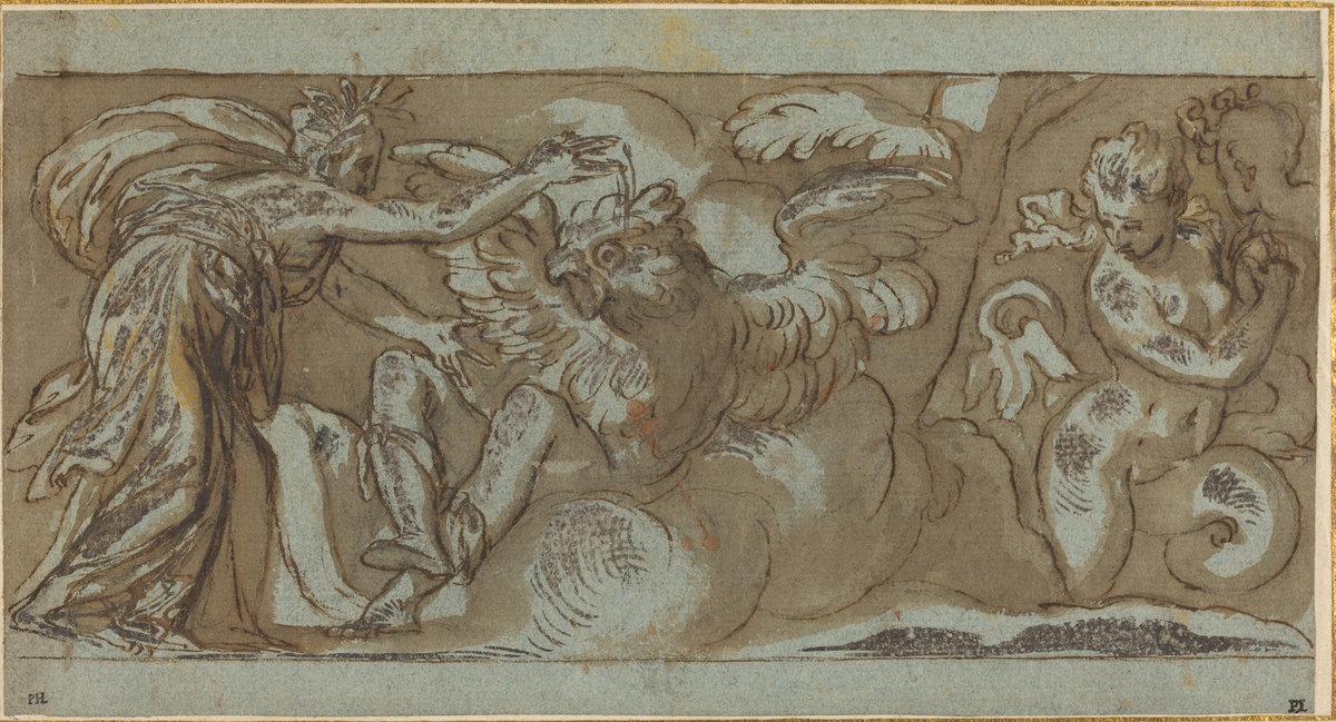 Paolo Farinati:Ceres Changing Ascalaphus into a Bird of Evil,16x12"(A3) Poster