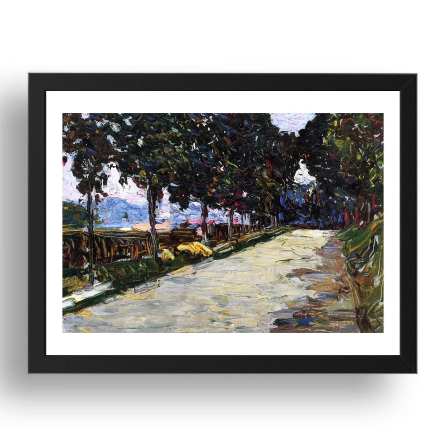 Park in St. Cloud 1906 by Wassily Kandinsky, 17x13" Frame