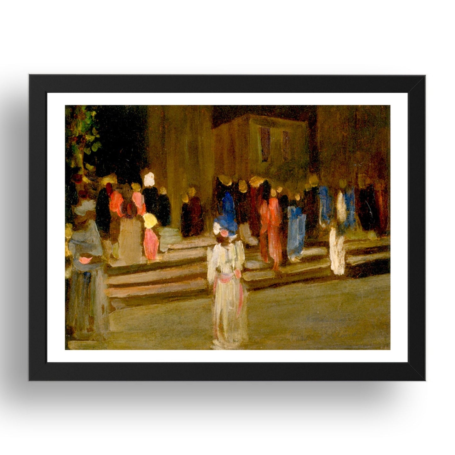 Park of St. Cloud Entrance 1906 by Wassily Kandinsky, 17x13" Frame