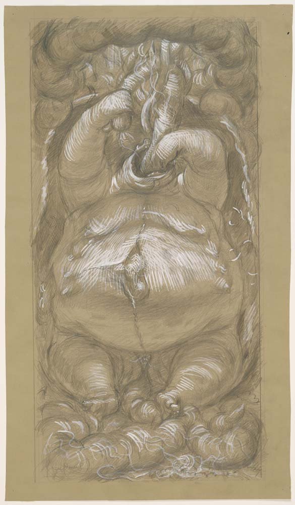 Paul Cadmus - Gluttony, vintage art, A3 (16x12") Poster Print