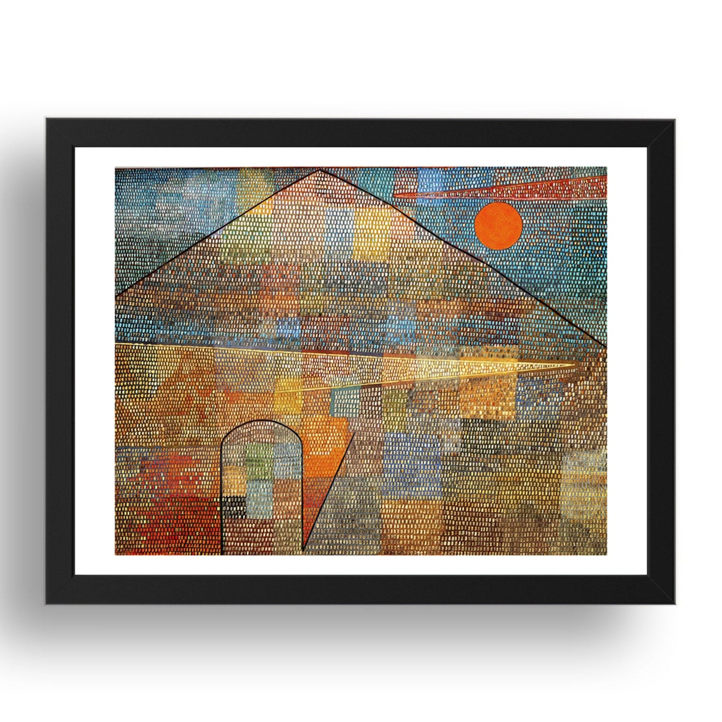 Paul Klee Ad Parnassum, vintage art, A3 (16x12") Poster Print