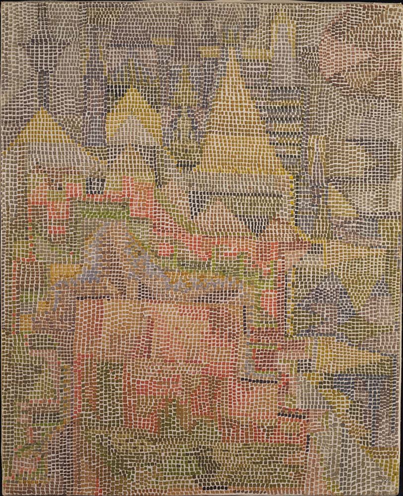 Paul Klee - Castle Garden, vintage art, modern poster print