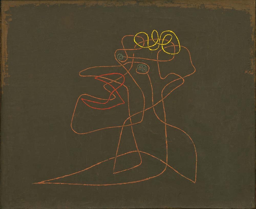 Paul Klee - Or The Mocked Mocker, vintage art, modern poster print
