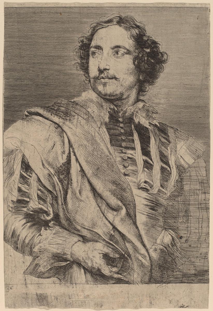 Paulus Pontius after Sir Anthony van Dyck:Paulus Pontius,16x12"(A3) Poster