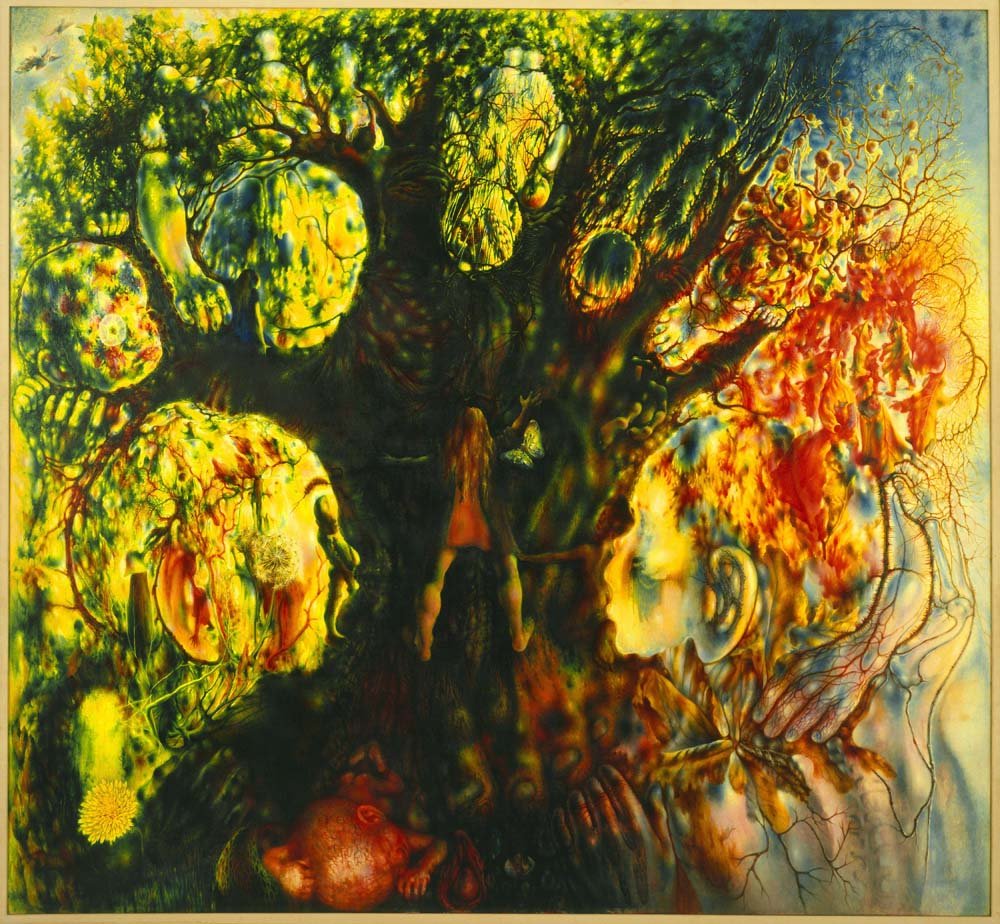 Pavel Tchelitchew - Hide-and-Seek, vintage art, modern poster print