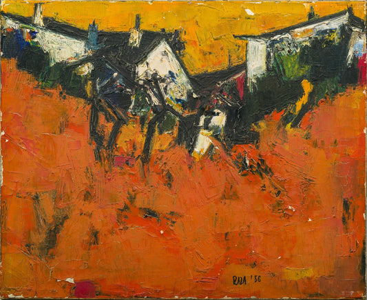 Paysage by Syed Haider Raza, vintage art, modern poster print