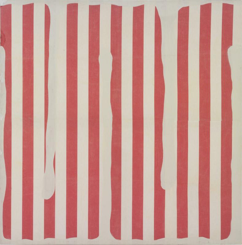 Peinture aux Formes Indefinies by Daniel Buren, vintage art, modern poster print