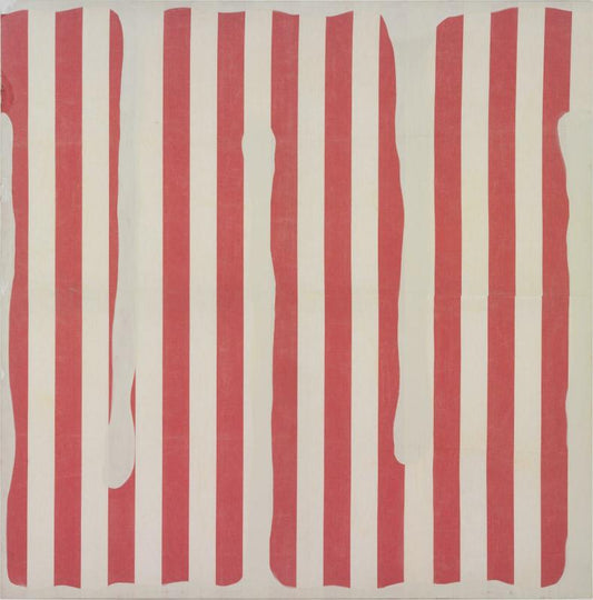 Peinture aux Formes Indefinies by Daniel Buren, vintage art, modern poster print