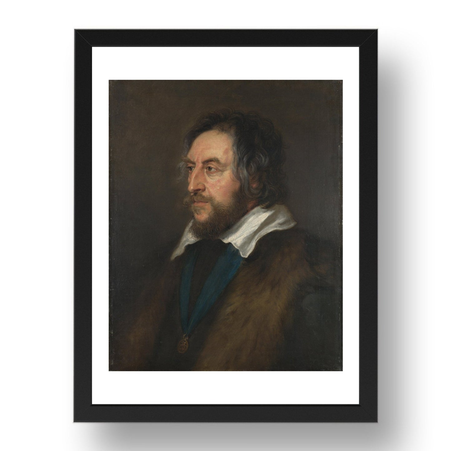 Peter Paul Rubens: Portrait of Thomas Howard, 2nd Earl of Arundel, Poster in 17x13"(A3) Frame