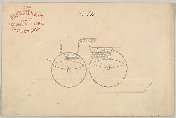 Phaeton #137 c1850-John D. Gribbon , vintage art, A3 (16x12") Poster Print