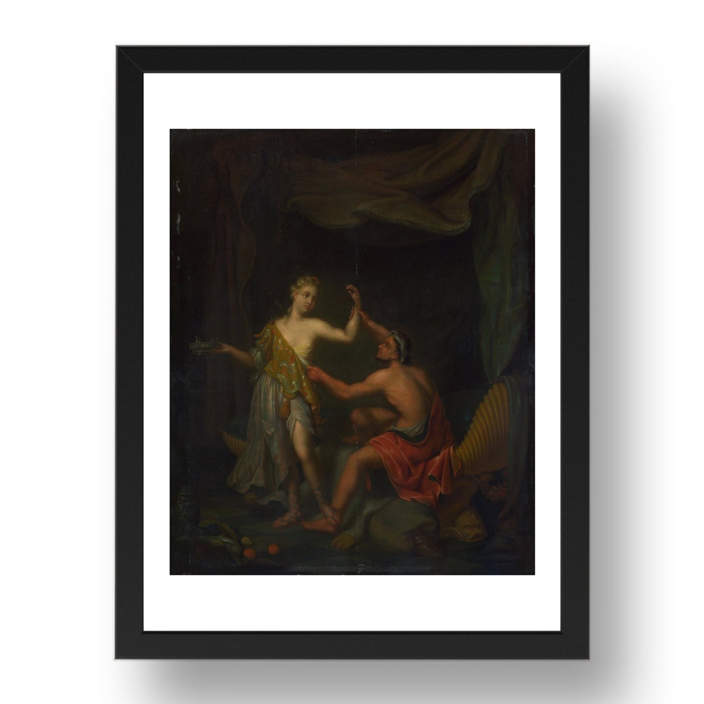 Philip van Santvoort: The Rape of Tamar by Amnon, Poster in 17x13"(A3) Frame