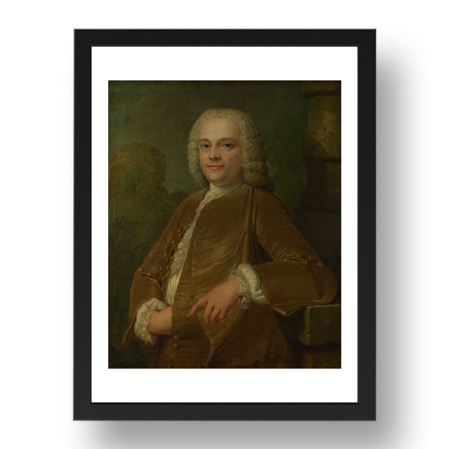 Philippe Mercier: Portrait of a Man, Poster in 17x13"(A3) Frame