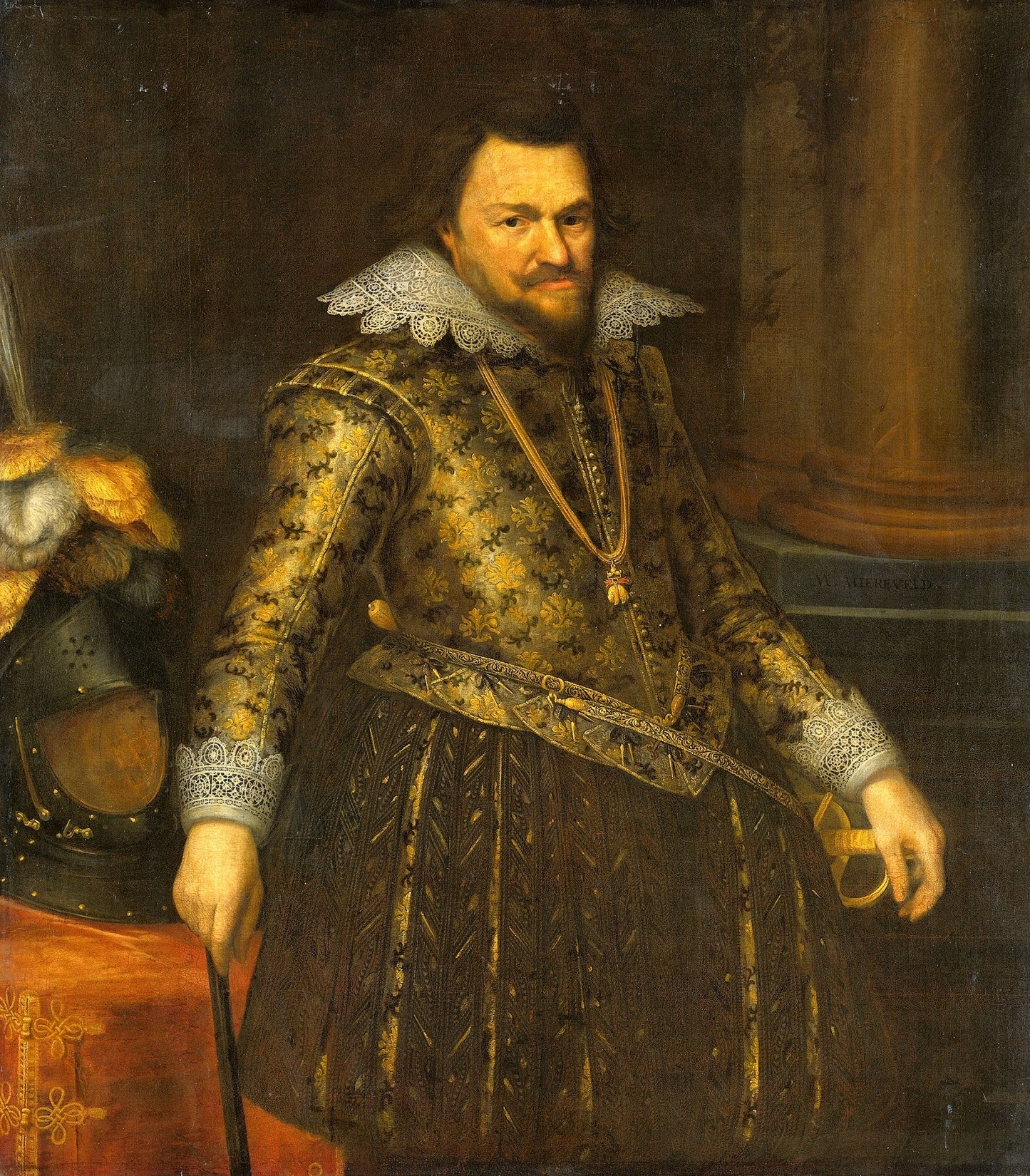 Philips Willem (1554-1618), Prince of Orange, vintage artwork by Michiel Jansz. van Mierevelt, 12x8" (A4) Poster