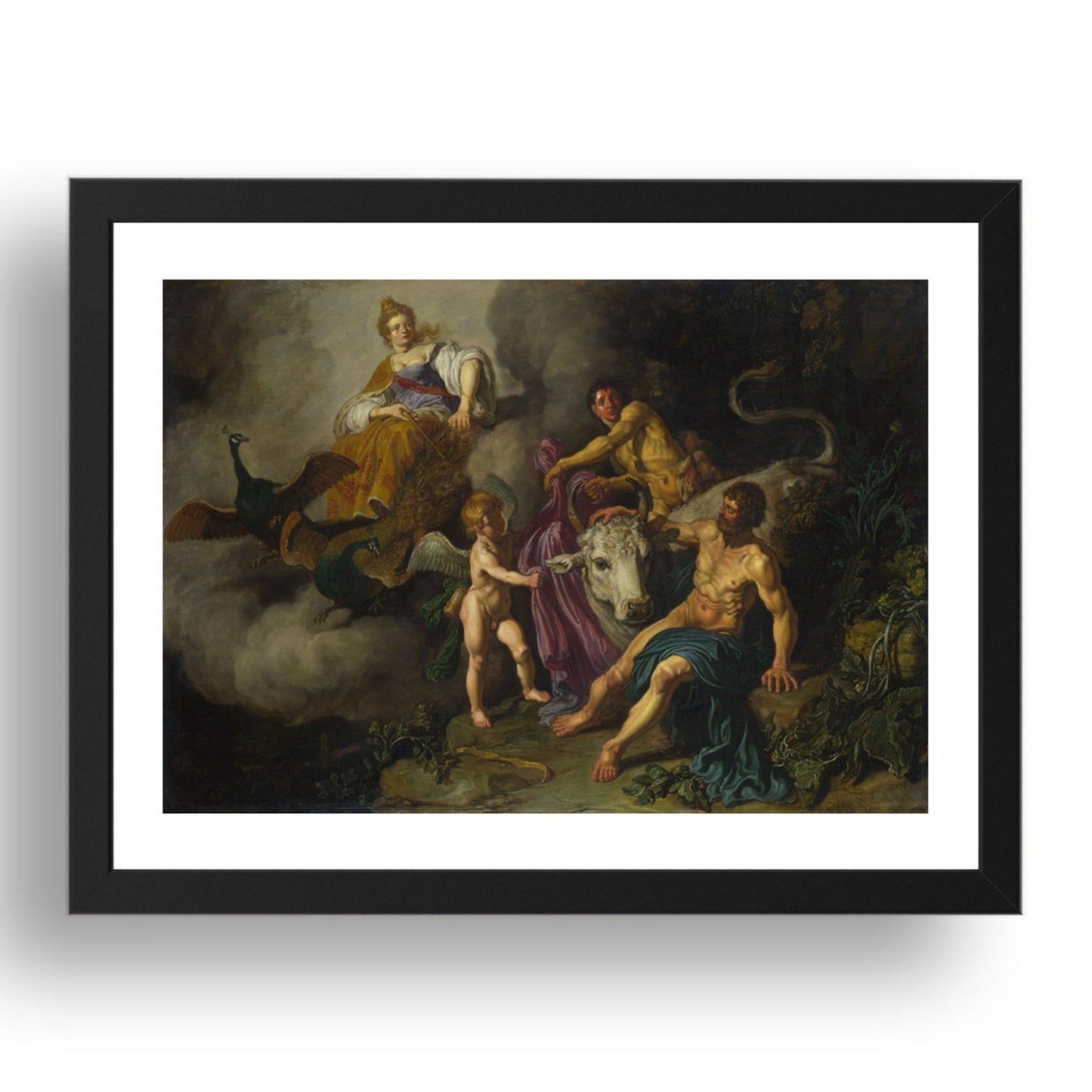 Pieter Lastman: Juno discovering Jupiter with Io, Poster in 17x13"(A3) Frame