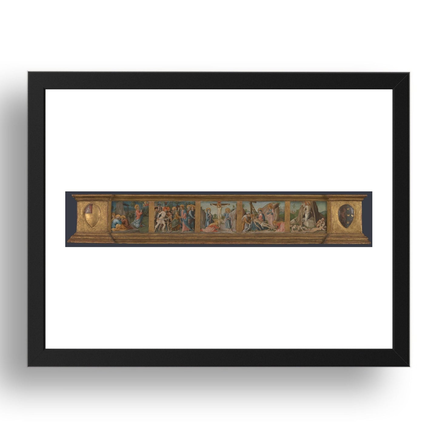 Pietro Orioli: Scenes from the Passion: Predella, Poster in 17x13"(A3) Frame