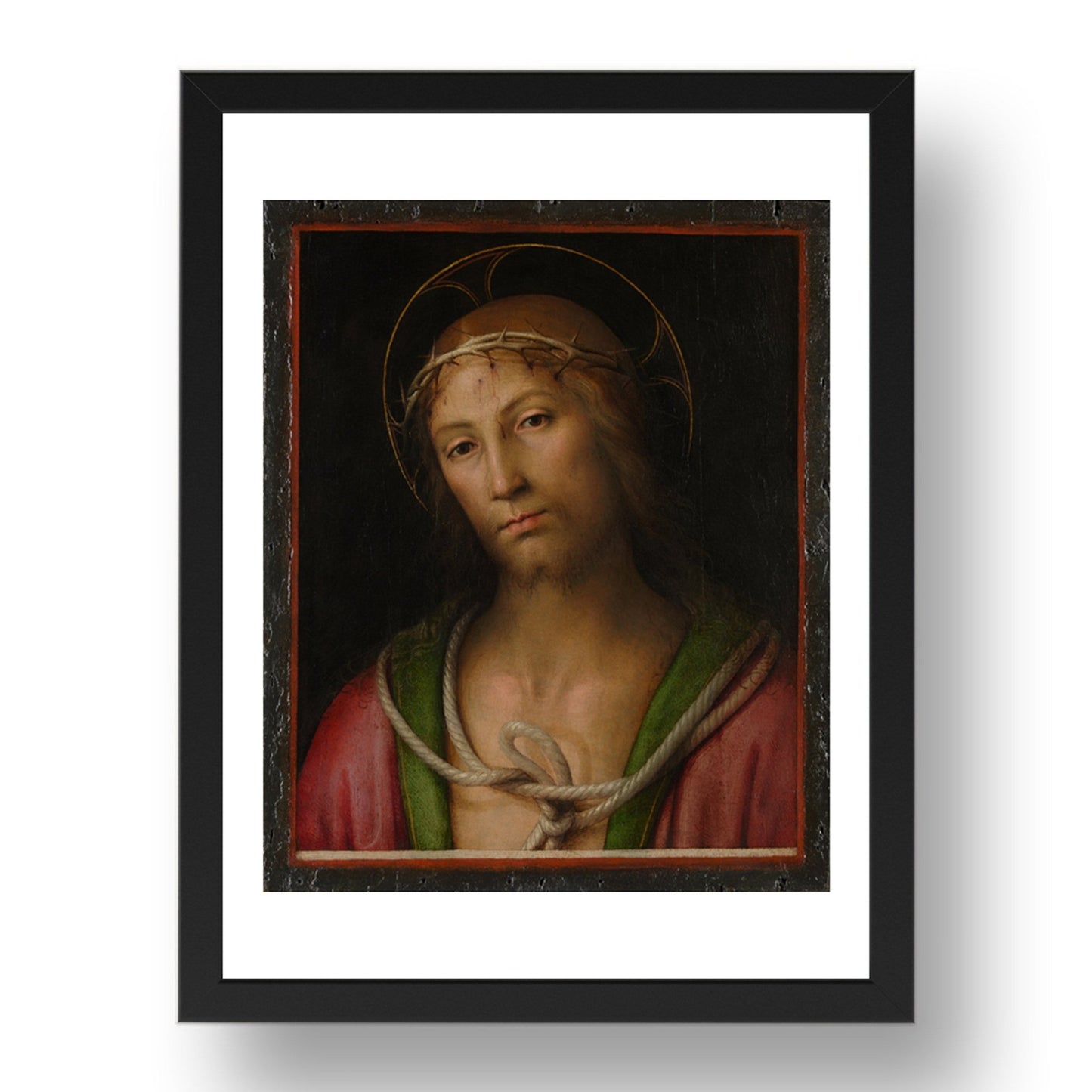 Pietro Perugino: Christ Crowned with Thorns, Poster in 17x13"(A3) Frame