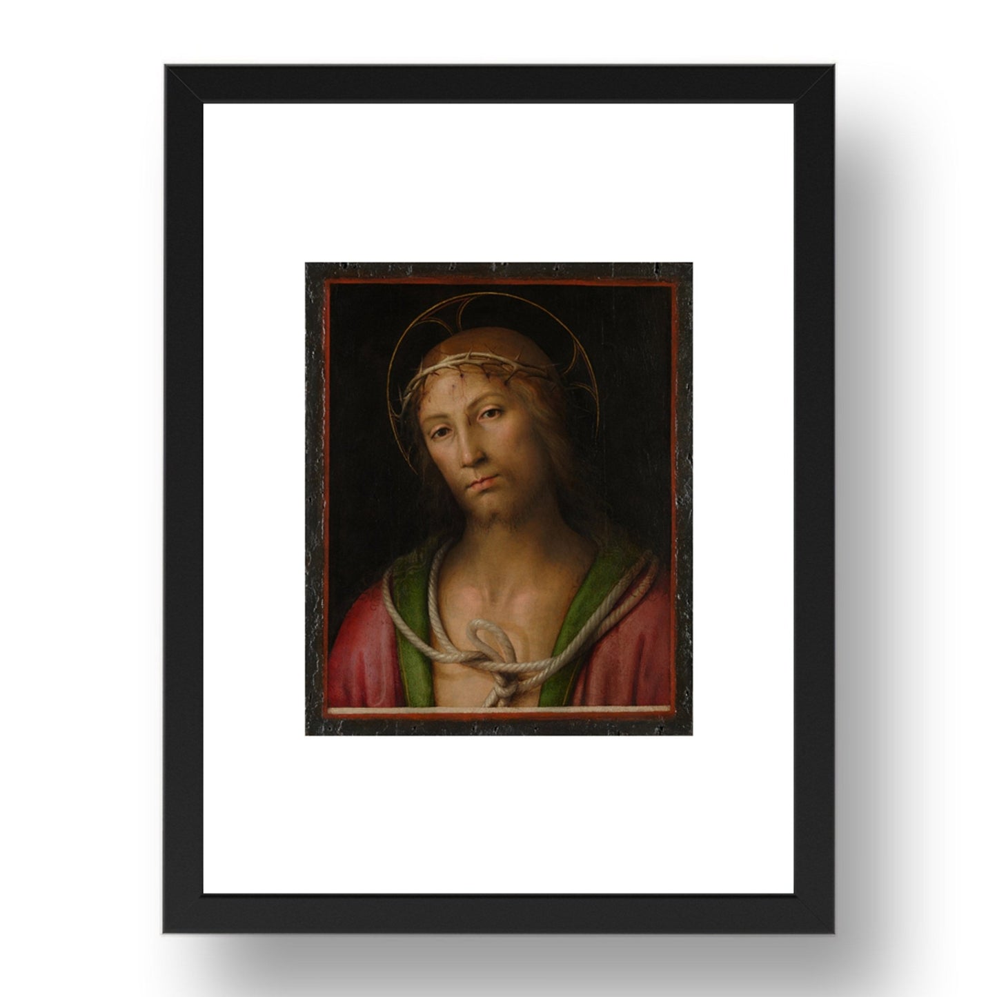 Pietro Perugino: Christ Crowned with Thorns6x4, Poster in 17x13"(A3) Frame