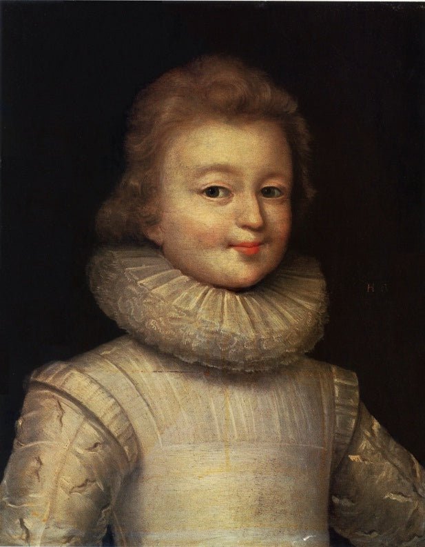 Portrait of a boy, vintage artwork by Daniel Dumonstier, 12x8" (A4) Poster