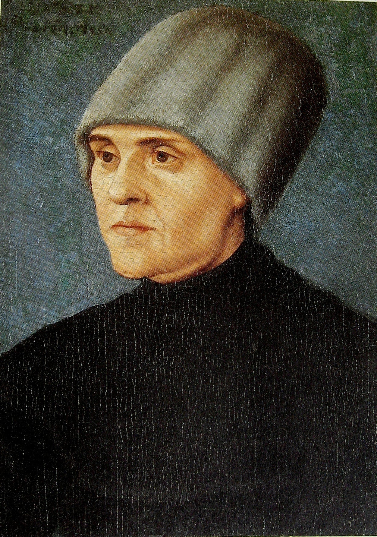 Portrait of Anna Laminit aged 21, vintage artwork by Hans Burgkmair, A3 (16x12") Poster Print