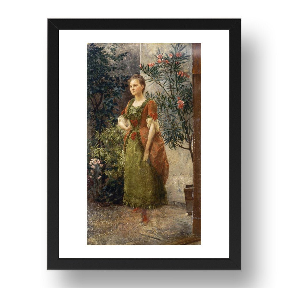 Portrait of Emile Floge circa 1892 by Gustav Klimt, 17x13" Frame