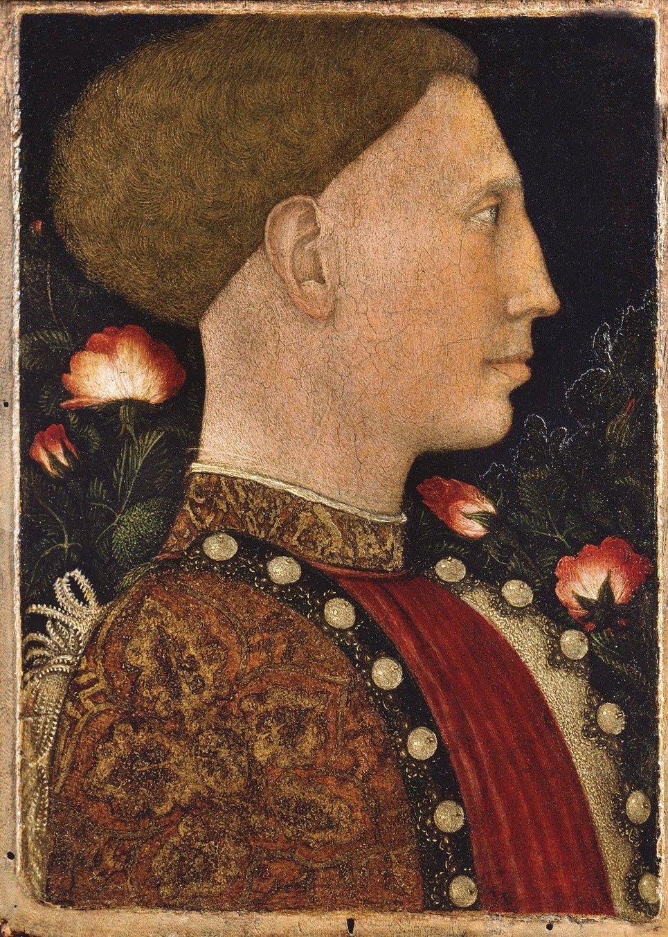 Portrait of Lionello d'Este, vintage artwork by Pisanello, A3 (16x12") Poster Print
